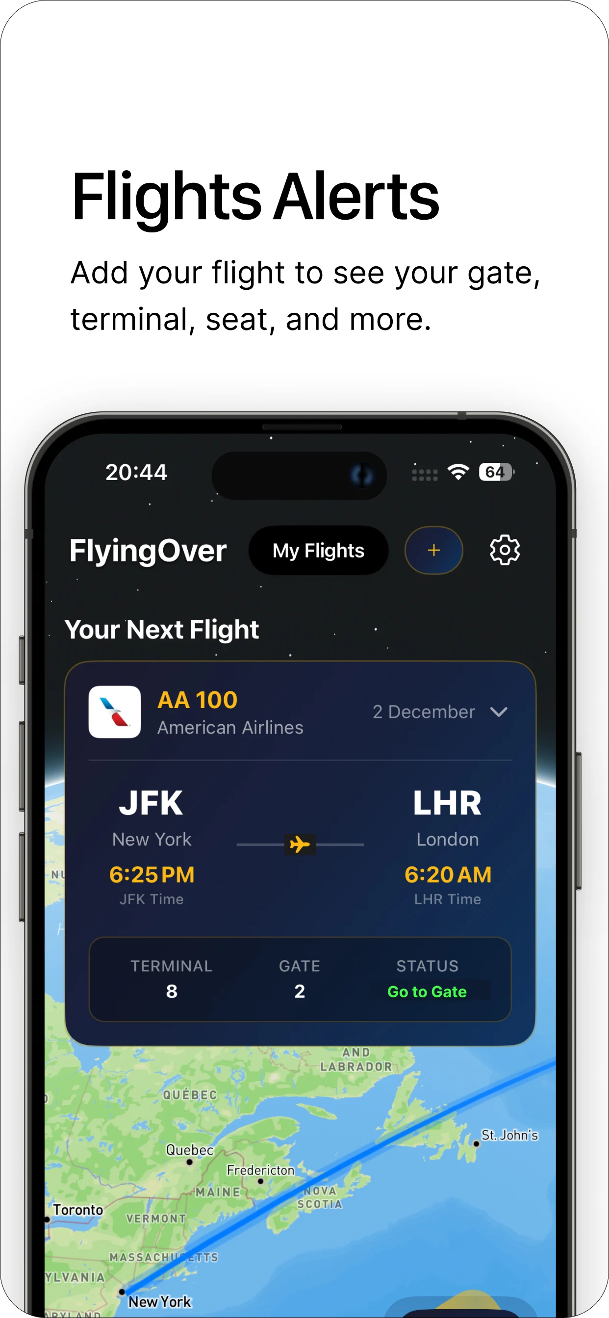 FlyingOver: Flight Tracker screenshot